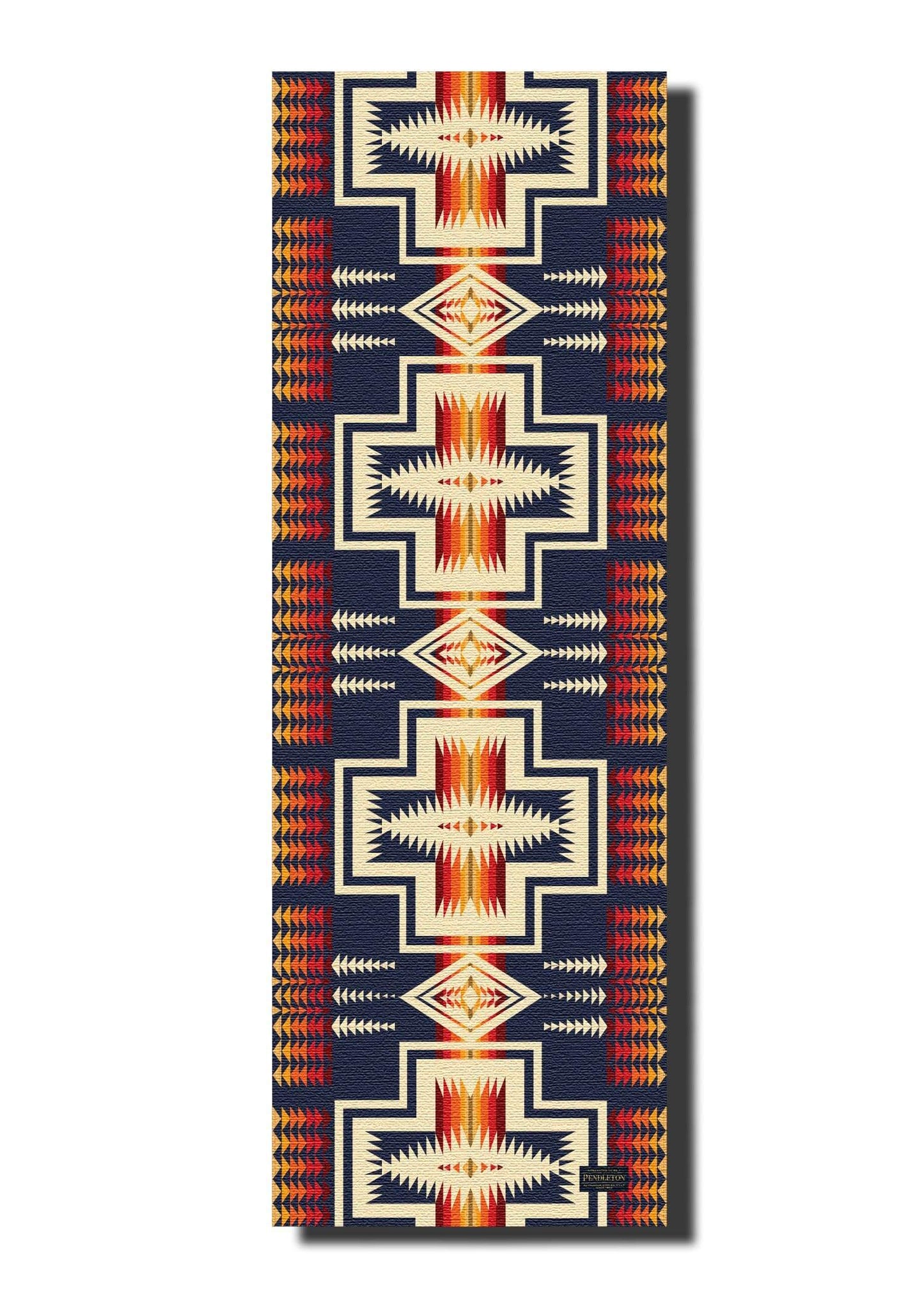 Ascend Yoga Mat Pendleton Harding Navy Mat