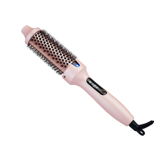 Wavytalk Blowout Boost Ionic Thermal Brush 1 1/2 Inch with LED Display, 300-420 for Different Hair Types, 120-240V Universal Voltage