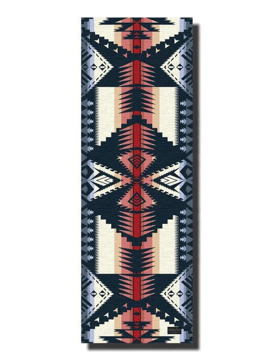 Yune Yoga Mat Pendleton Eagle Rock Maroon